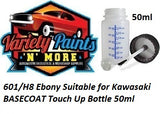 601/H8 Ebony Suitable for Kawasaki BASECOAT Touch Up Bottle 50ml