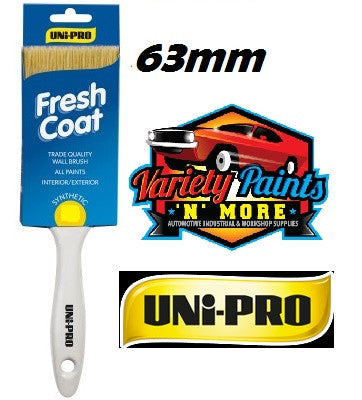 Unipro Fresh Coat Synthetic Paint Brush 63mm