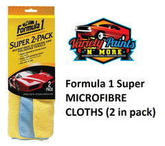 Formula 1 Super MICROFIBRE CLOTHS (2 in pack)