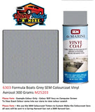 6303 Formula Boats Grey SEM Colourcoat Vinyl Aerosol 300 Grams M25203 