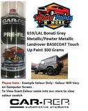 659/LAL Bonati Grey Metallic/Pewter Metallic Landrover BASECOAT Touch Up Paint 300 Grams