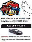 690F Phantom Black Metallic GMH Acrylic Aerosol Paint 300 Grams 