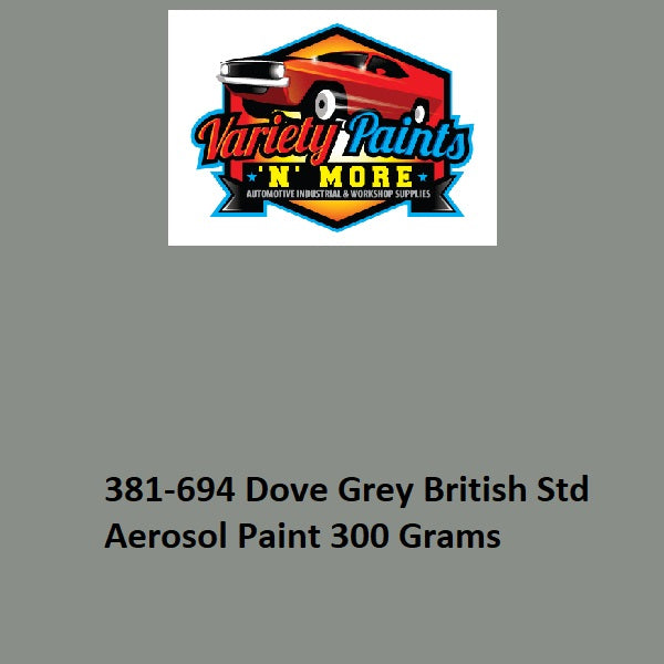 694 Dove Grey British Standard Gloss Enamel Aerosol 300 Grams
