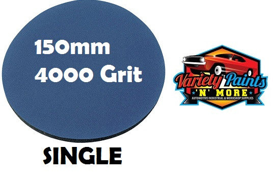 Smirdex 4000 Grit SINGLE Foam Matt Disc 150mm