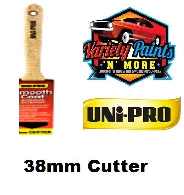 Unipro 38mm Smooth Coat Angled Cutter Paint Brush