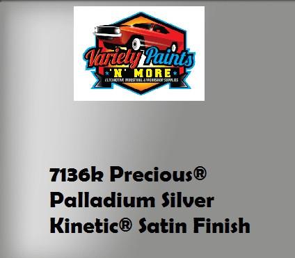 7136K Precious® Palladium Silver Kinetic® Satin Powdercoat Spray Paint 1 Litre GY184A / G6330