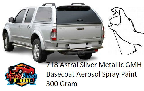 718 Astral Silver Metallic GMH Basecoat Aerosol Spray Paint 300 Gram