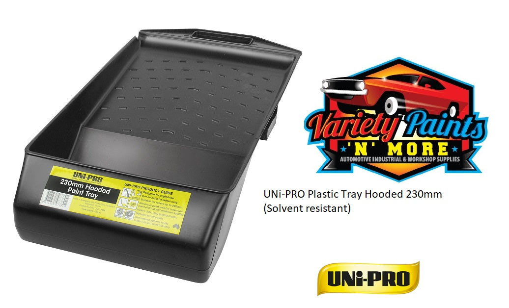 UNi-PRO Plastic Tray Hooded 230mm (Solvent resistant