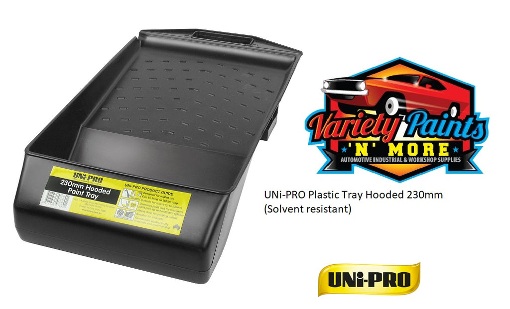 UNi-PRO Plastic Tray Hooded 230mm (Solvent resistant)