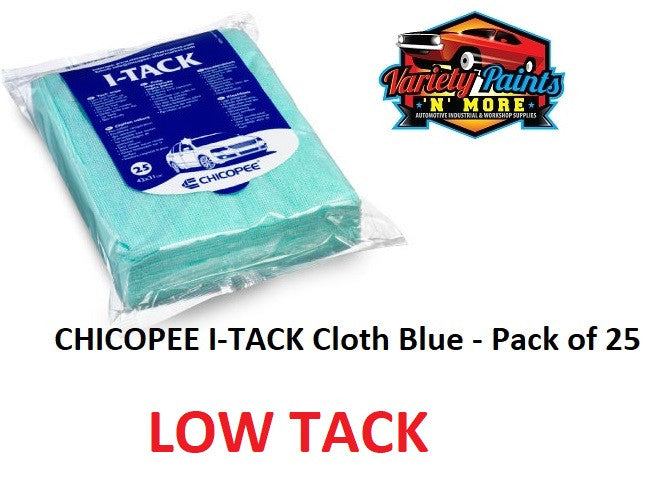 CHICOPEE I-TACK Cloth Blue - Low Tack Pack of 25