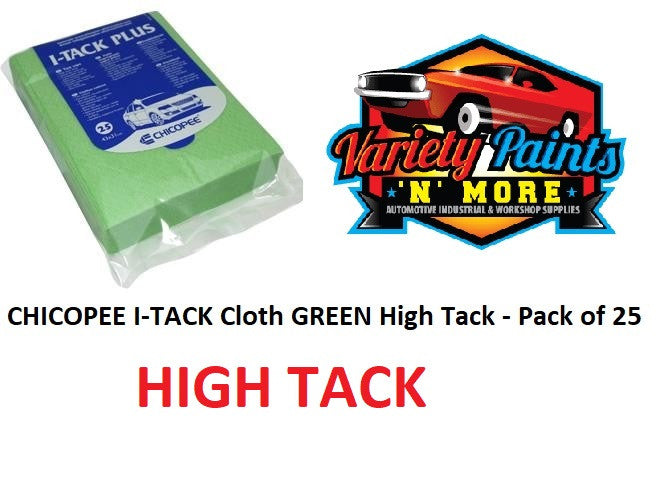CHICOPEE I-TACK Cloth GREEN High Tack - Pack of 25