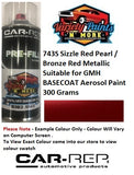 743S Sizzle Red Pearl / Bronze Red Metallic Suitable for GMH BASECOAT Aerosol Paint 300 Grams 