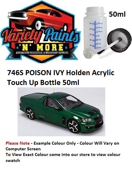 746S POISON IVY Holden Acrylic Touch Up Bottle 50ml