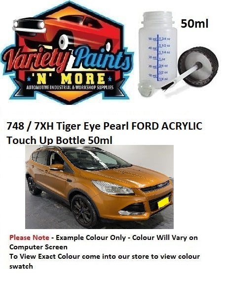 748 / 7XH Tiger Eye Pearl FORD ACRYLIC Touch Up Bottle 50ml