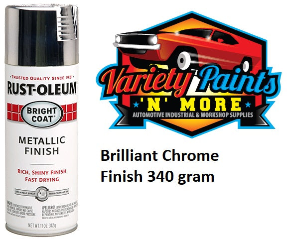 RustOLeum Stops Rust Bright Coat Metallic Finish Chrome 312g 7718