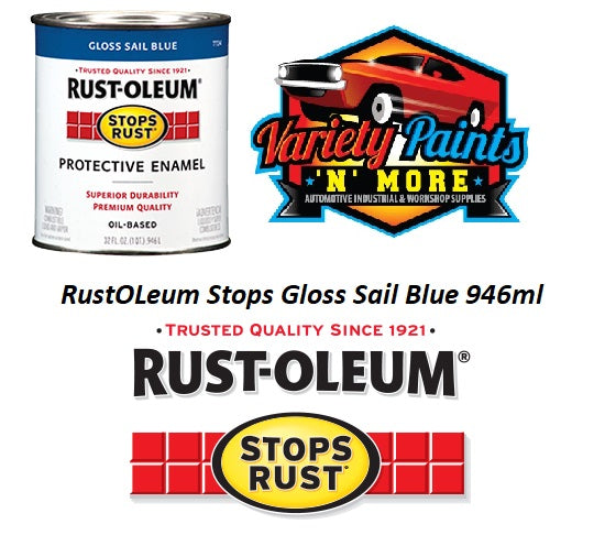 RustOLeum Stops Gloss Sail Blue 946ml