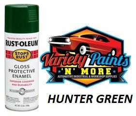 RustOLeum Stops Rust Hunter Green Gloss Aerosol 340g