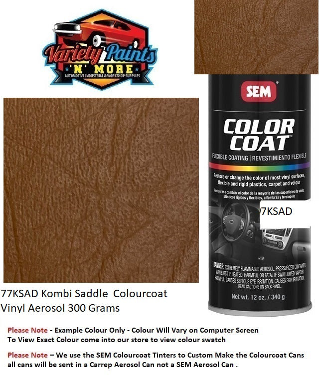 77KSAD Kombi Saddle  Colourcoat Vinyl Aerosol 300 Grams