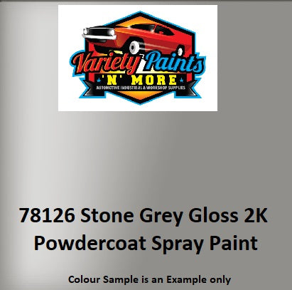 Stone Grey Gloss 2K Powdercoat Spray Paint 300g