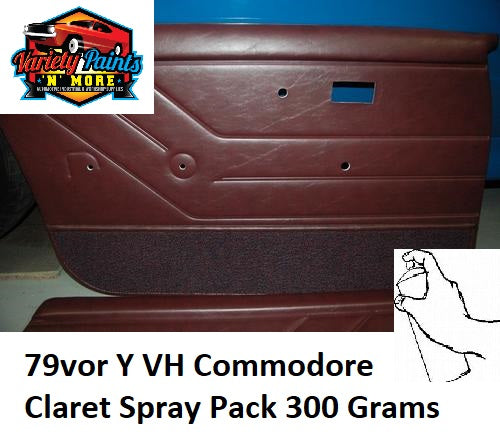 79Vor Y (S0343) Dark Claret VH Commodore Colourcoat Vinyl Aerosol 300 Gram