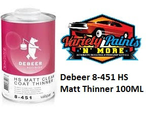 Debeer 8-451 HS Matt Thinner 100ML