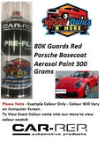 80K Guards Red /Indischrot BASECOAT Porsche Basecoat Aerosol Paint 300 Grams
