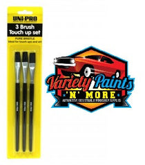 Unipro 3 Piece Touch Up Brush Set