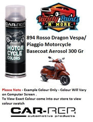 894 Rosso Dragon Vespa/ Piaggio Motorcycle Basecoat Aerosol 300 Grams 