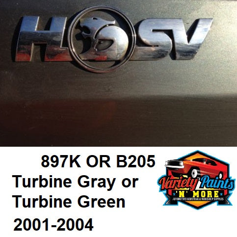 897K/B205 Turbine Grey Mica Metallic Pearl GMH Basecoat Aerosol Spray Paint 300 Gram