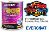 Evercoat Rage Ultra Premium Body Filler 3 Lt Variety Paints n More 