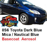 Variety Paints 8S6 Toyota Dark Blue Mica / Nautical Blue Basecoat  Aerosol Paint 300 Grams