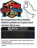 8T1 Grayish Blue Mica Metallic ACRYLIC Suitable for Toyota Touch Up Paint 300 Grams
