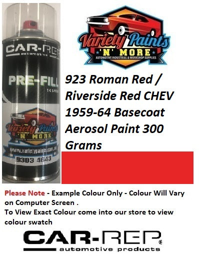 923 Roman Red / Riverside Red CHEV 1959-64 Basecoat  Aerosol Paint 300 Grams