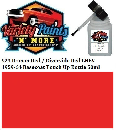 923 Roman Red / Riverside Red CHEV 1959-64 Basecoat Touch Up Bottle 50ml