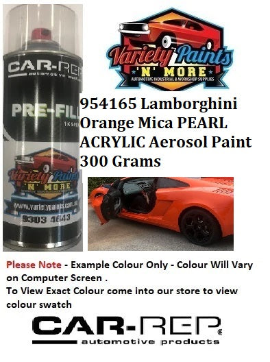 954.165 Lamborghini Orange Mica PEARL ACRYLIC Aerosol Paint 300 Grams