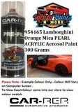 954.165 Lamborghini Orange Mica PEARL ACRYLIC Aerosol Paint 300 Grams
