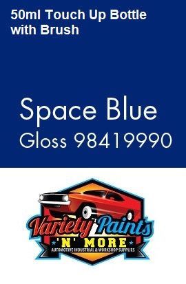 Space Blue Powdercoat Acrylic Gloss Touch Up Bottle 50ml DULUX MJ008A