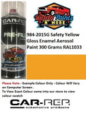 984-2015G Safety Yellow Gloss Enamel Aerosol Paint 300 Grams RAL1033