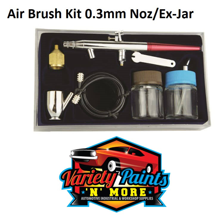 Air Brush Kit 0.3 Includes 2 Jars and Nozzle