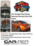 A17 Orange Pearl Nissan Basecoat Aerosol Paint 300 Grams