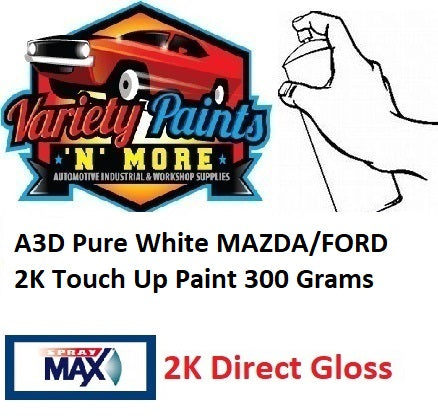 A3D Pure White MAZDA/FORD 2K Touch Up Paint 300 Grams 1IS 65A