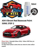 A54 Vibrant Red Nissan Basecoat Paint 50ML STEP 2