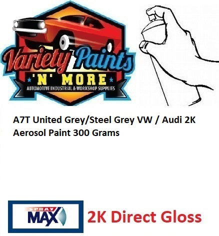 A7T United Grey/Steel Grey VW / Audi 2K Aerosol Paint 300 Grams