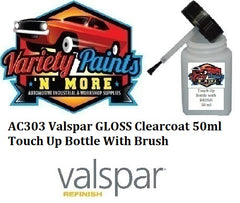 Valspar Acrylic GLOSS Clear Topcoat AC303 50ML Touch Up Bottle