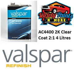 Valspar AC4400 HS 2K Clearcoat 4  litre 2:1