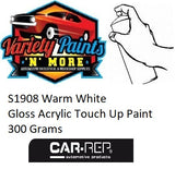 S1908 Warm White Gloss Acrylic Touch Up Paint 300 Grams 
