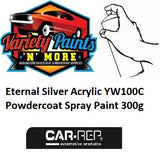 Eternal Silver Acrylic YW100C Powdercoat Spray Paint 300g 
