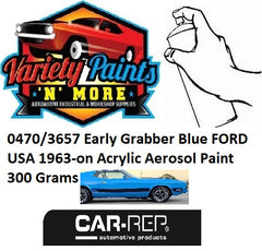 0470/3657 Early Grabber Blue FORD USA 1963-on 2K Direct Gloss Aerosol Paint 300 Grams