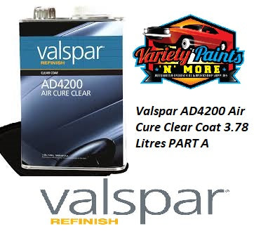 Valspar AD4200 Air Cure Clear Coat 3.78 Litres PART A