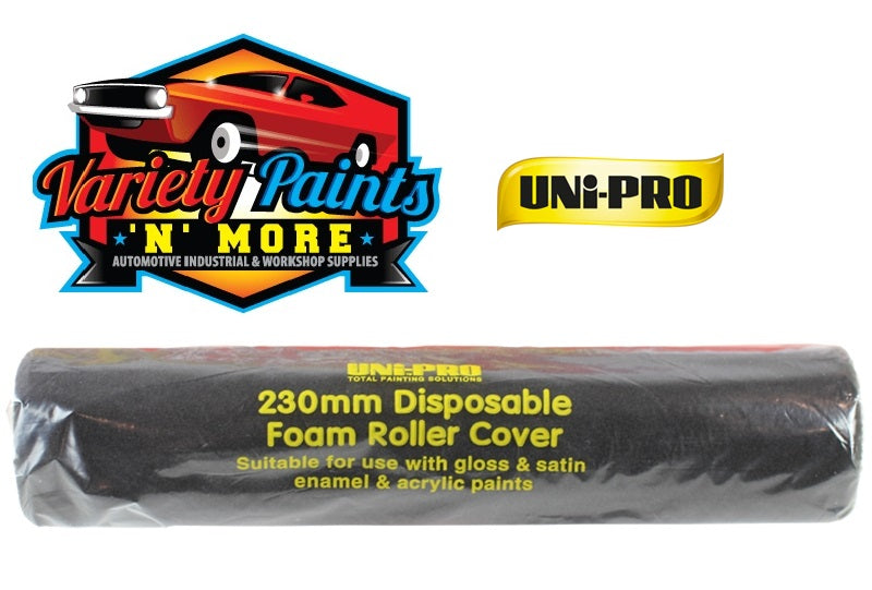 Unipro Disposable Foam Roller Sleeve 230mm 5mm Nap Single